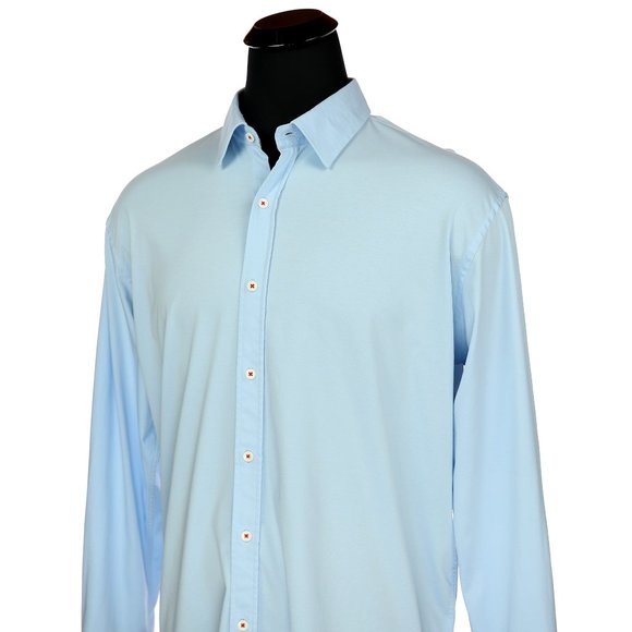 Buttercloth Long Sleeve Shirt Blue Size 2XL - Picture 3 of 9